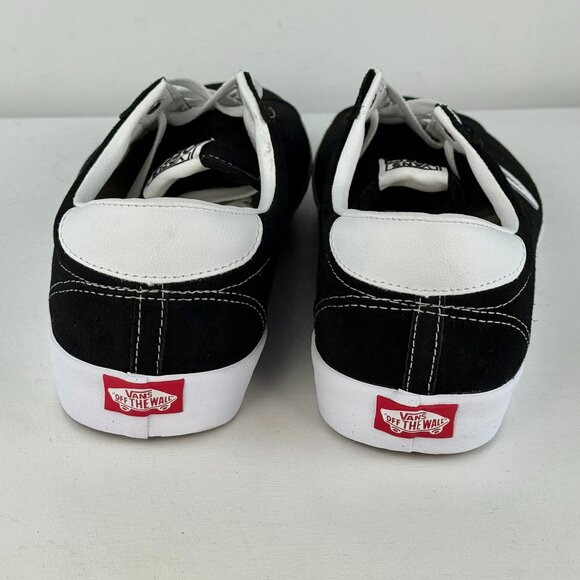 Men\'s 13 - VANS Sport Low Skate Suede Sneaker Black/White - 508357 main image 5